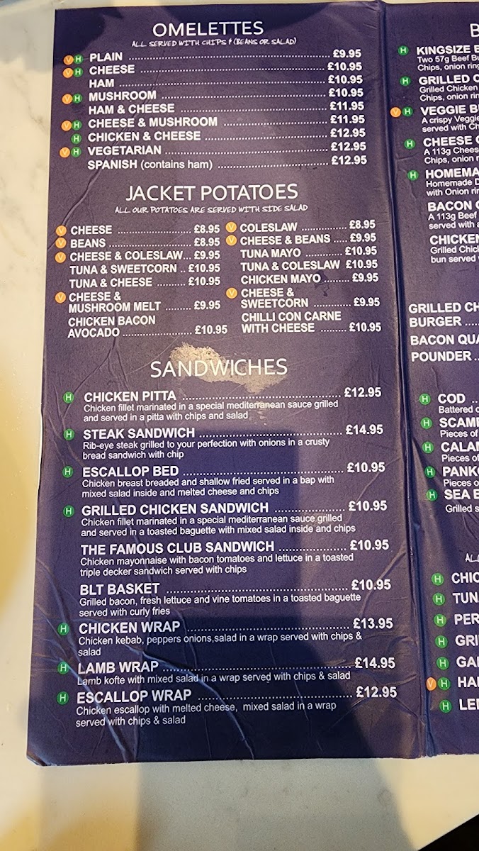 Becks Cafe Menu - Image 2