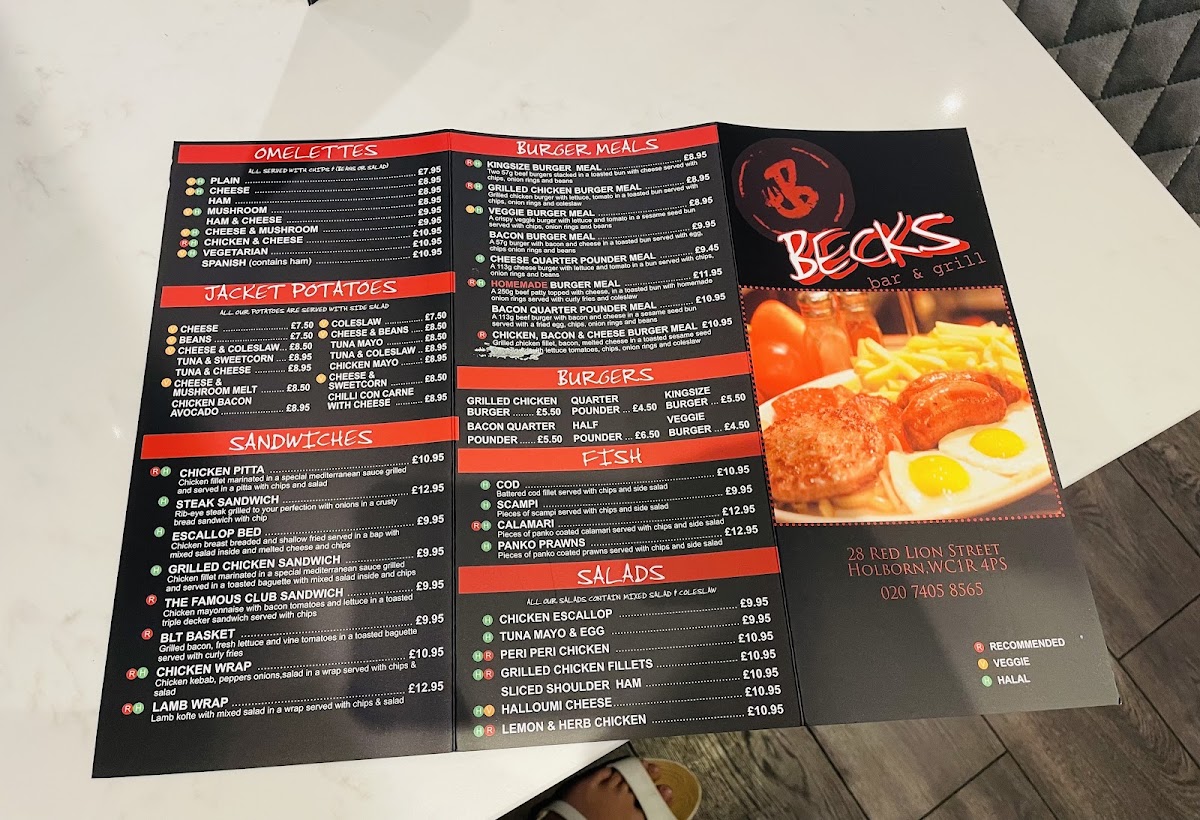 Becks Cafe Menu - Image 6